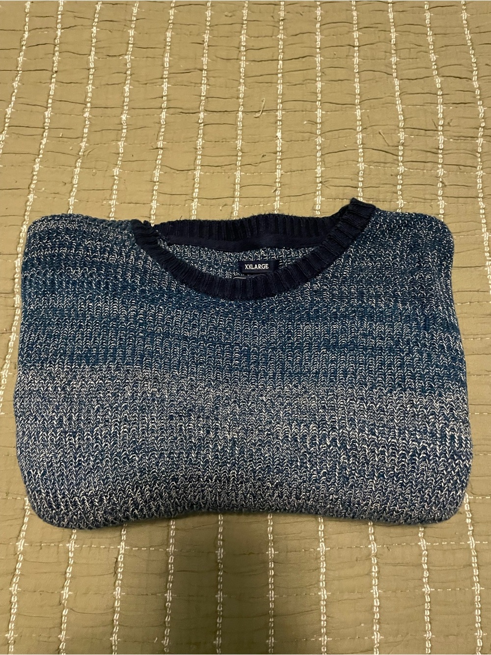American Rag Blue Marled Crewneck Sweater